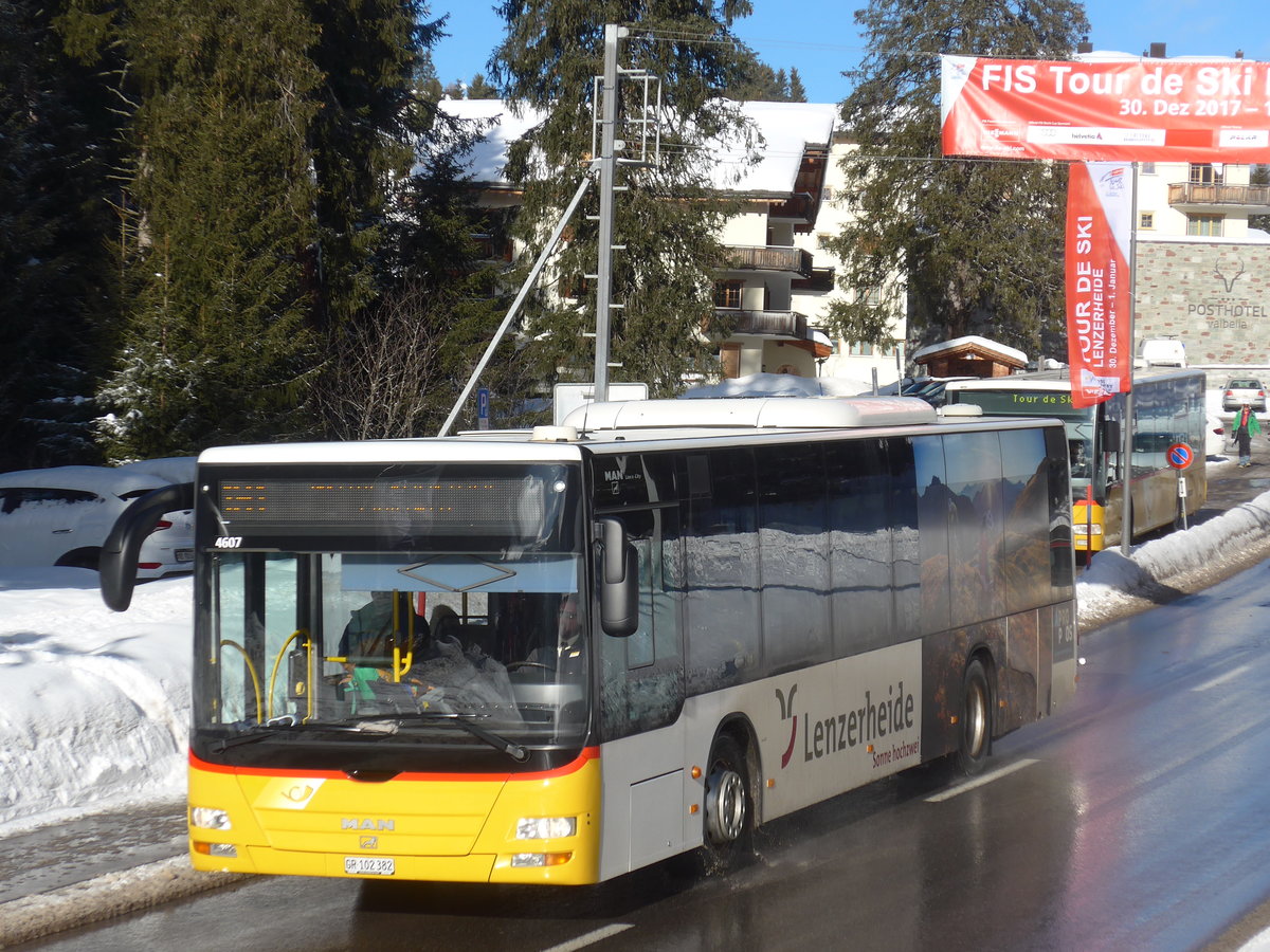 (187'585) - Bossi&Hemmi, Tiefencastel - GR 102'382 - MAN am 1. Januar 2018 in Valbella, Tour de Ski