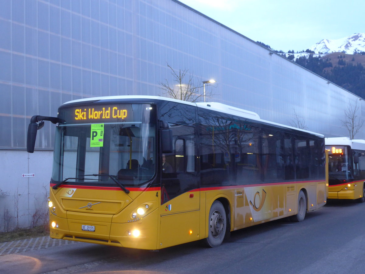 (187'680) - ASK Schangnau - Nr. 4/BE 29'195 - Volvo am 7. Januar 2018 beim Bahnhof Frutigen