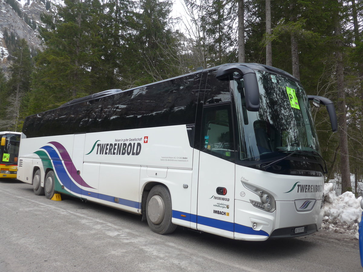 (187'787) - Twerenbold, Baden - Nr. 57/AG 203'971 - VDL am 7. Januar 2018 in Adelboden, Unter dem Birg