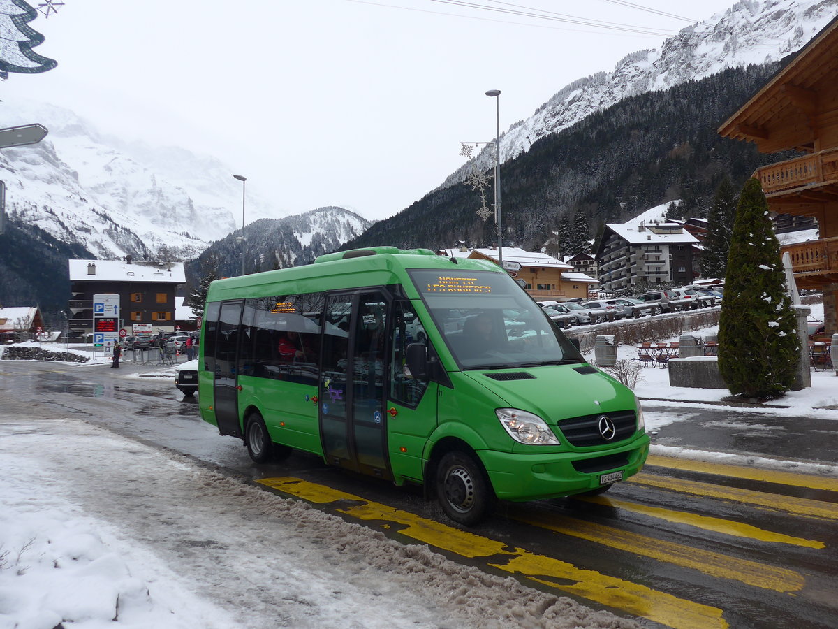 (188'008) - TPC Aigle - Nr. 11/VS 414'462 - Mercedes am 20. Januar 2018 beim Bahnhof Champry