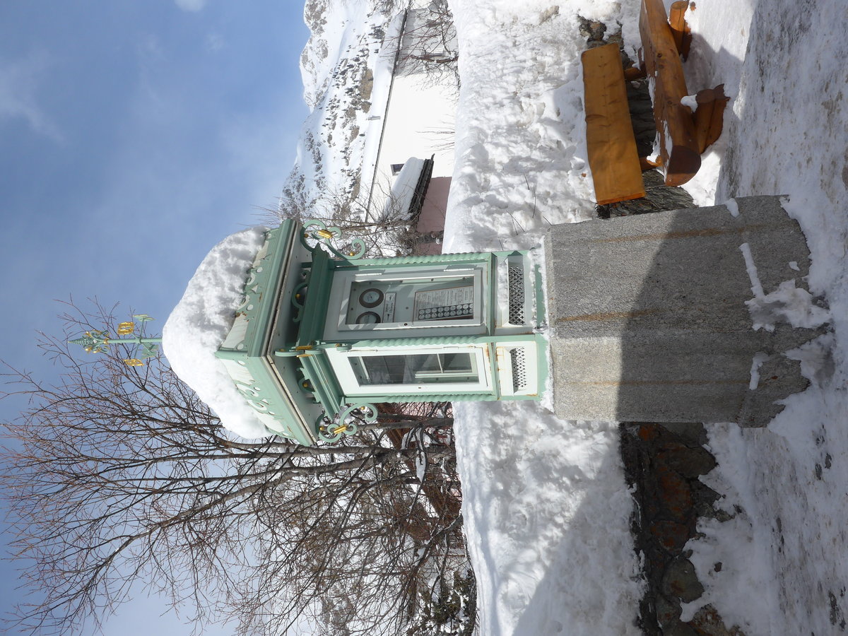 (188'148) - Wetterstation am 3. Februar 2018 in Sils-Maria