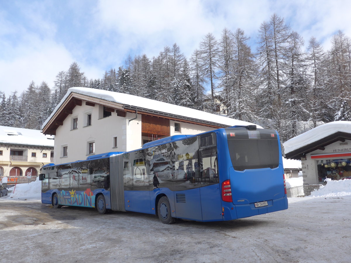 (188'160) - SBC Chur - Nr. 95/GR 156'995 - Mercedes am 3. Februar 2018 in Sils-Maria, Post