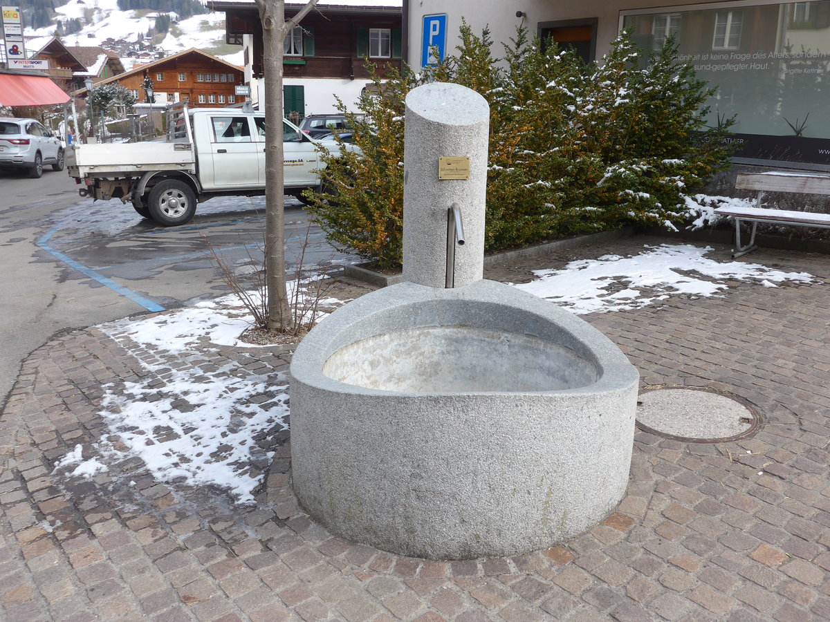 (188'197) - Brunnen am 4. Februar 2018 in Zweisimmen