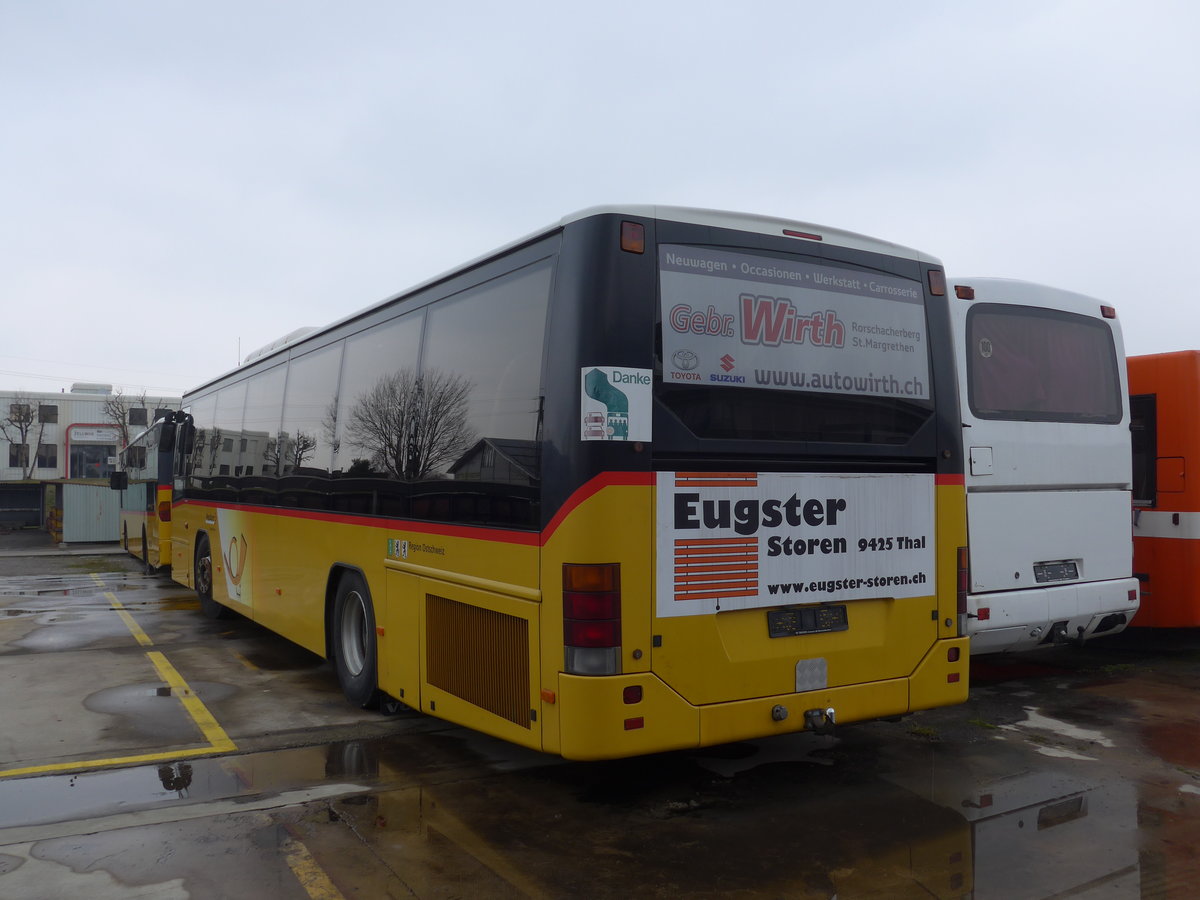 (188'317) - Schwizer, Goldach - (SG 395'064) - Volvo (ex PostAuto Ostschweiz) am 8. Februar 2018 in Frauenfeld, Langdorfstrasse