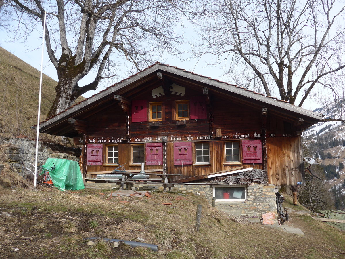 (189'096) - Das Zihl-Ladholz am 5. Mrz 2018 bei Achseten