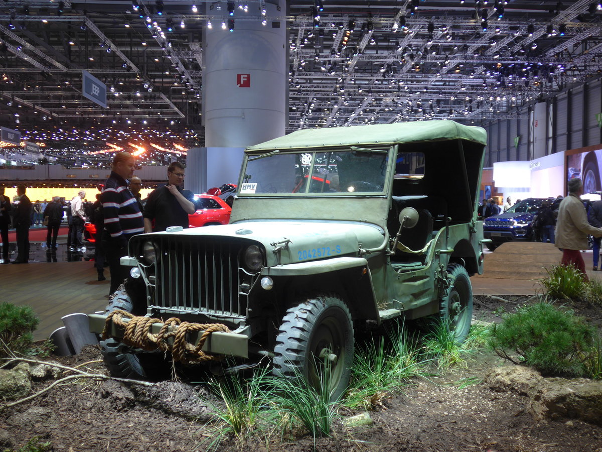 (189'226) - Willys von 1941 am 12. Mrz 2018 im Autosalon Genve