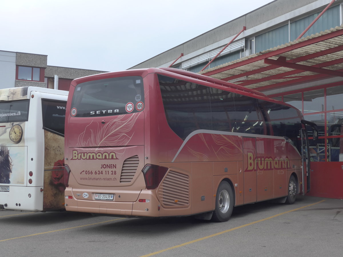 (189'591) - Brumann, Jonen - AG 20'438 - Setra am 19. Mrz 2018 in Kloten, EvoBus