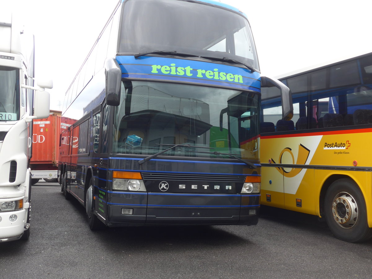 (189'832) - Reist, Gutenburg - Setra (ex Zysset, Kirchdorf) am 1. April 2018 in Kerzers, Interbus