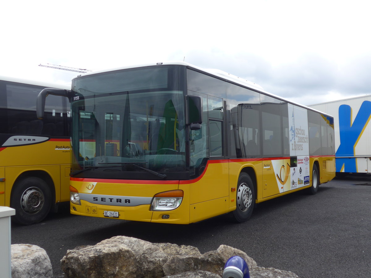 (189'840) - Flck, Brienz - Nr. 6/BE 26'631 - Setra am 1. April 2018 in Kerzers, Interbus