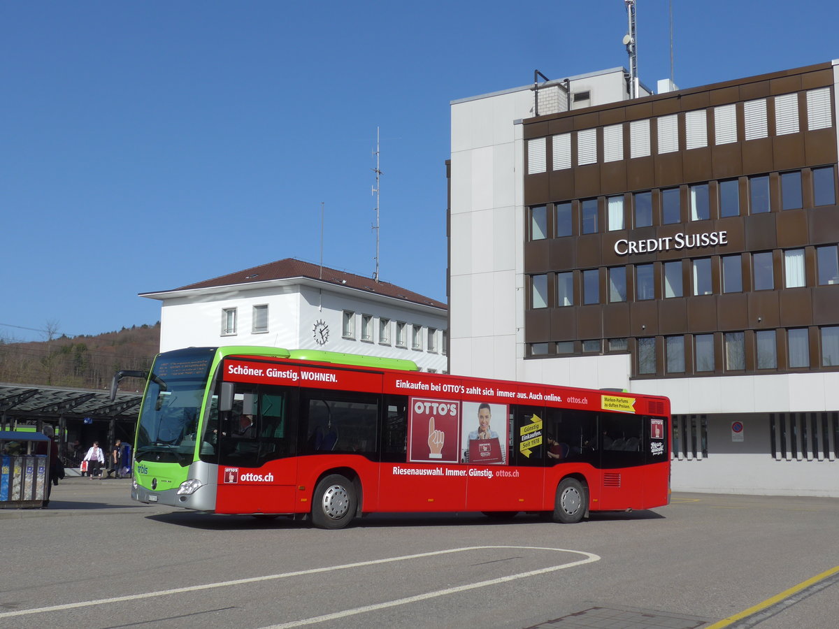 (190'085) - Busland, Burgdorf - Nr. 106/BE 737'106 - Mercedes am 7. April 2018 beim Bahnhof Burgdorf