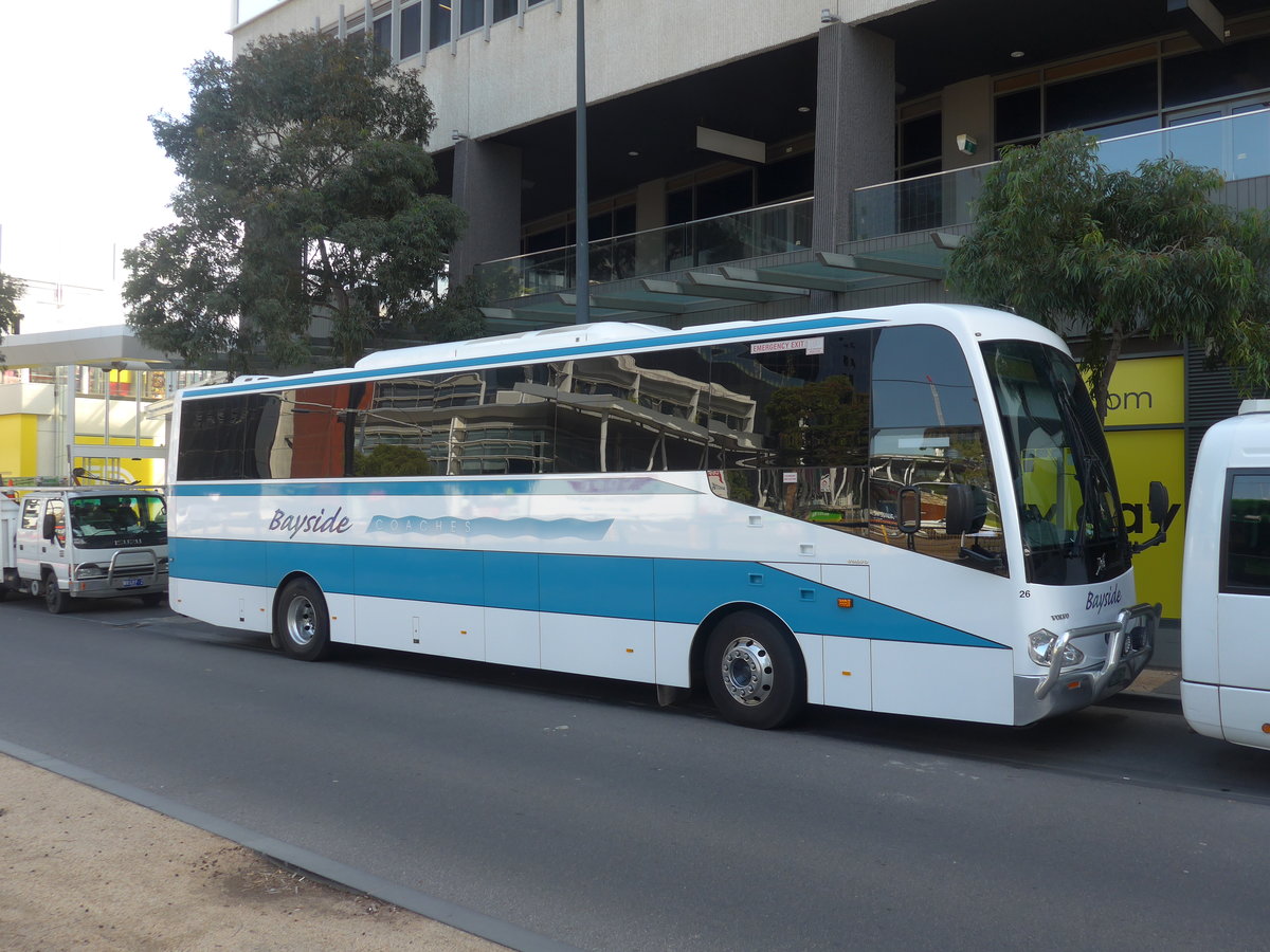 (190'355) - Bayside, Moorabbin - Nr. 26/BS01 ZQ - Volvo/Coach Concepts (ex CMV Volvo) am 19. April 2018 in Melbourne