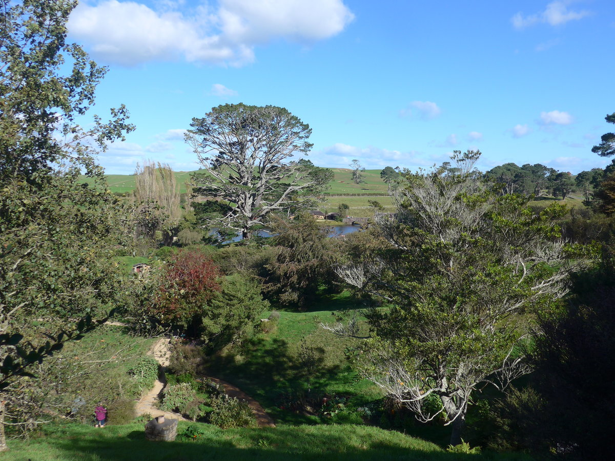 (190'904) - Hobbiton-Landschaft mit Bumen am 22. April 2018 bei Hinuera