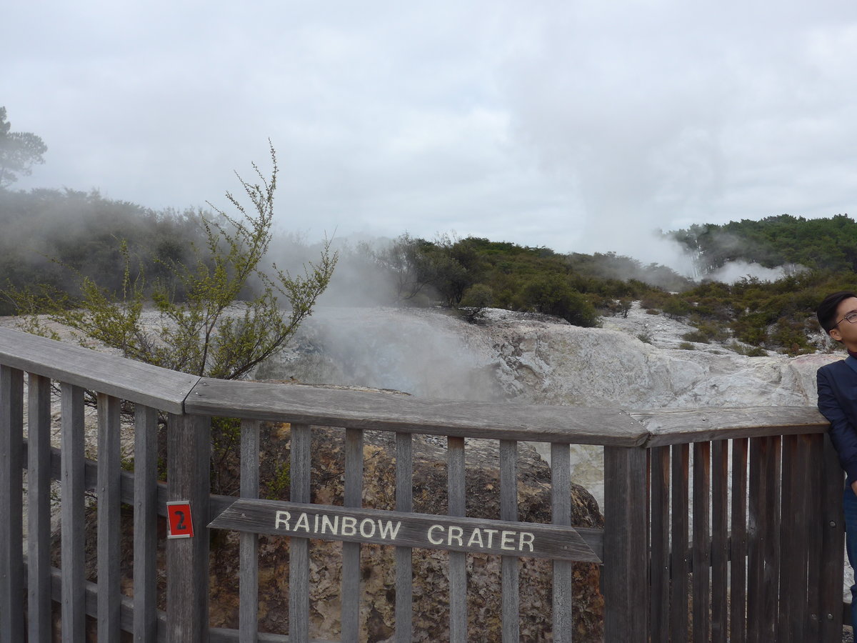 (191'033) - Im Wai-O-Tapu Thermal Wonderland am 23. April 2018 bei Rotorua