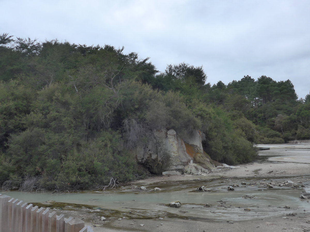 (191'117) - Im Wai-O-Tapu Thermal Wonderland am 23. April 2018 bei Rotorua