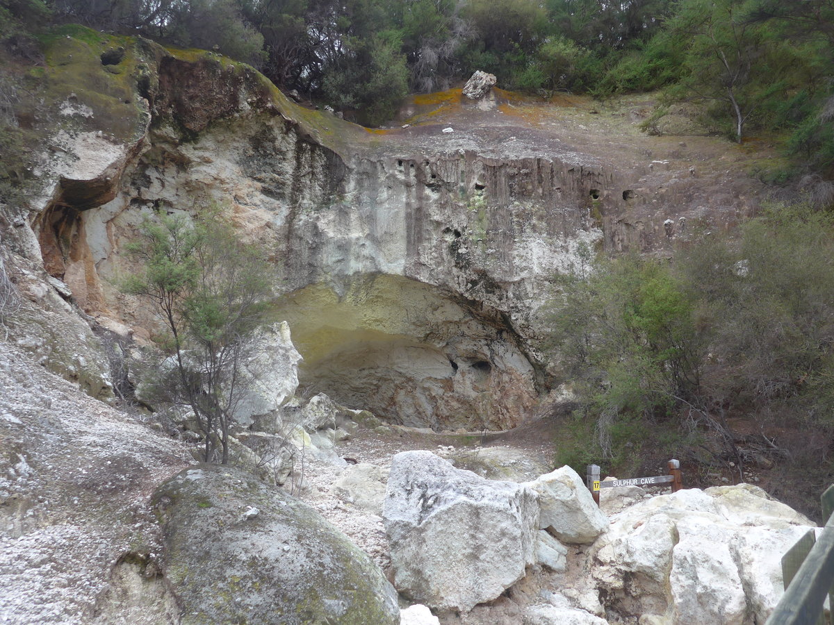 (191'127) - Im Wai-O-Tapu Thermal Wonderland am 23. April 2018 bei Rotorua