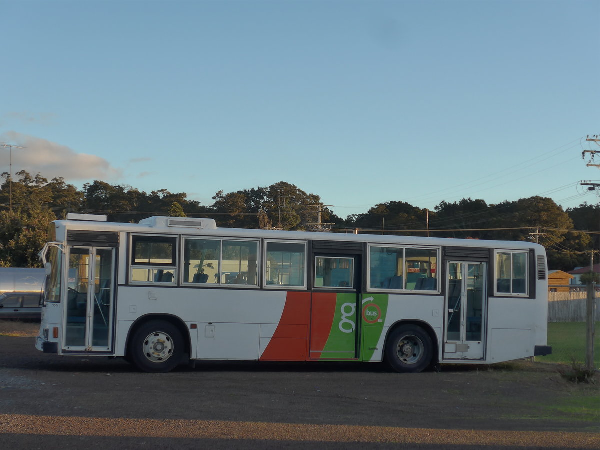 (191'415) - Go Bus, Hamilton - Nr. 155/EMC656 - Hino (ex Japan) am 25. April 2018 in Ohakune