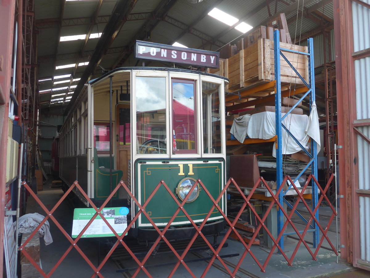 (191'972) - Auckland-Tram - Nr. 11 - am 30. April 2018 in Auckland, Motat