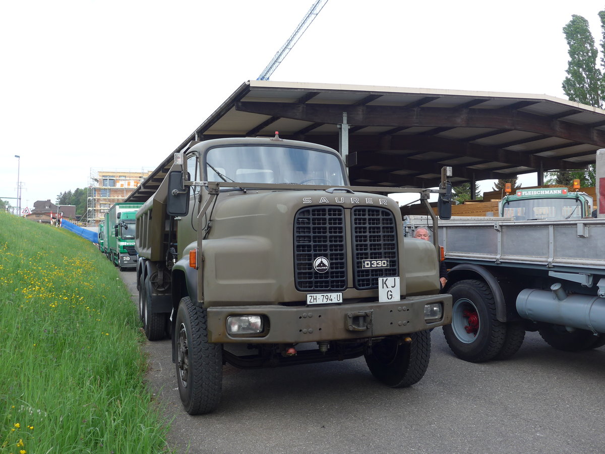 (192'337) - Saurer - ZH 794 U - am 5. Mai 2018 in Attikon, Wegmller