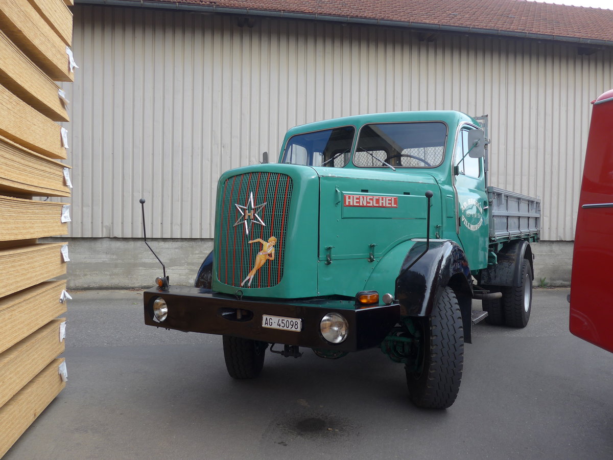 (192'343) - Hegglin, Villmergen - AG 45'098 - Henschel am 5. Mai 2018 in Attikon, Wegmller