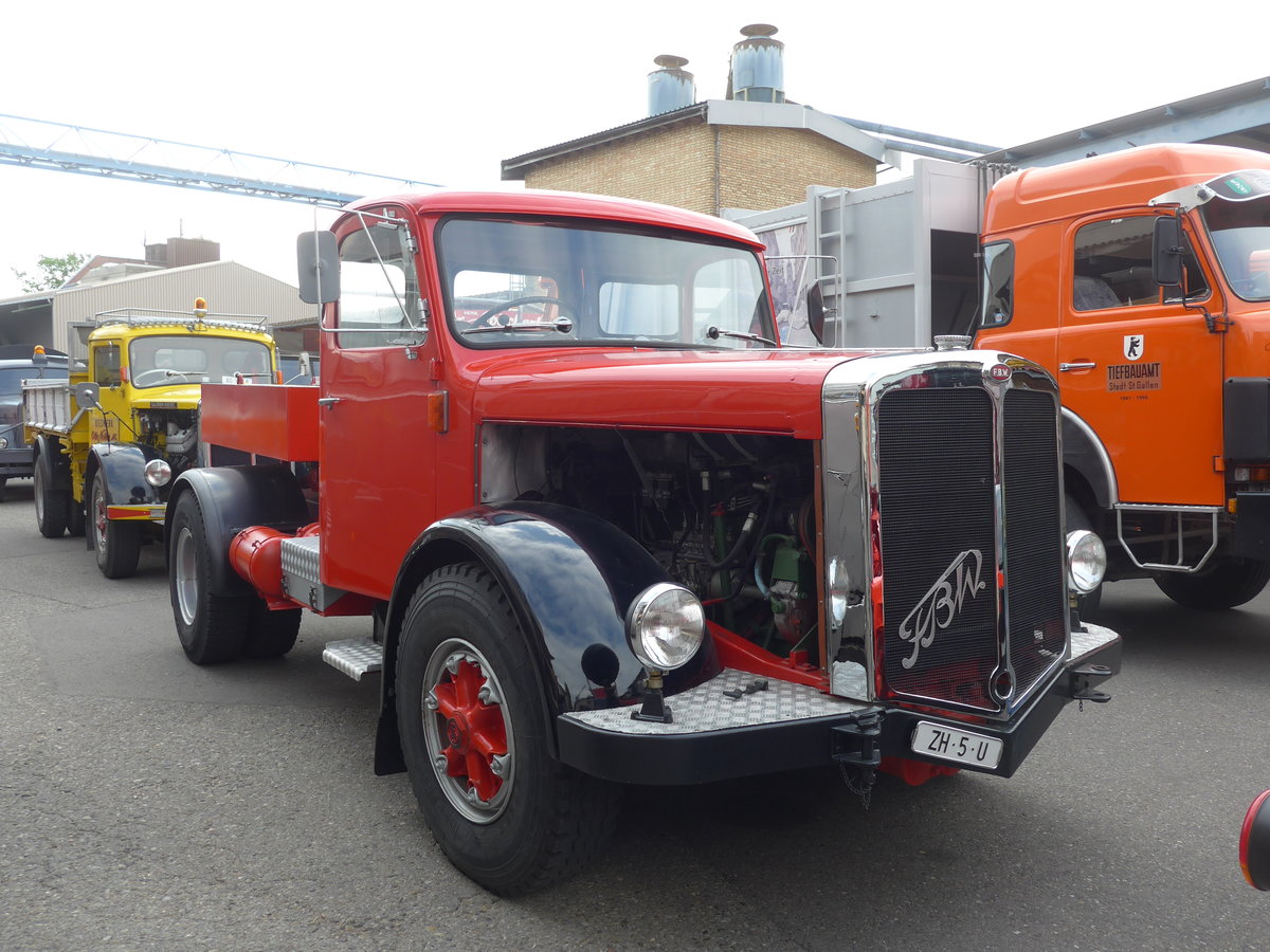 (192'353) - FBW - ZH 5 U - am 5. Mai 2018 in Attikon, Wegmller