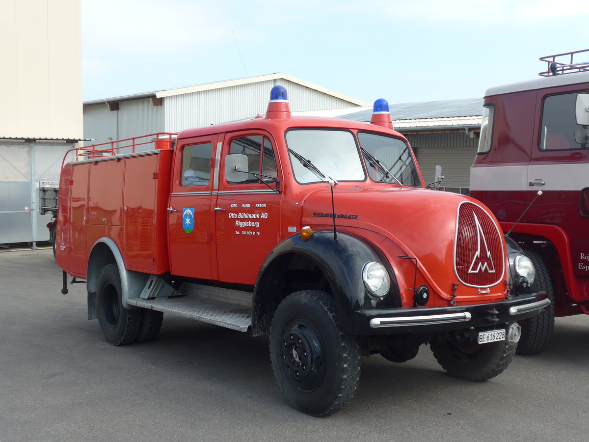 (192'404) - Bhlmann, Riggisberg - BE 616'228 - Magirus-Deutz am 5. Mai 2018 in Attikon, Wegmller