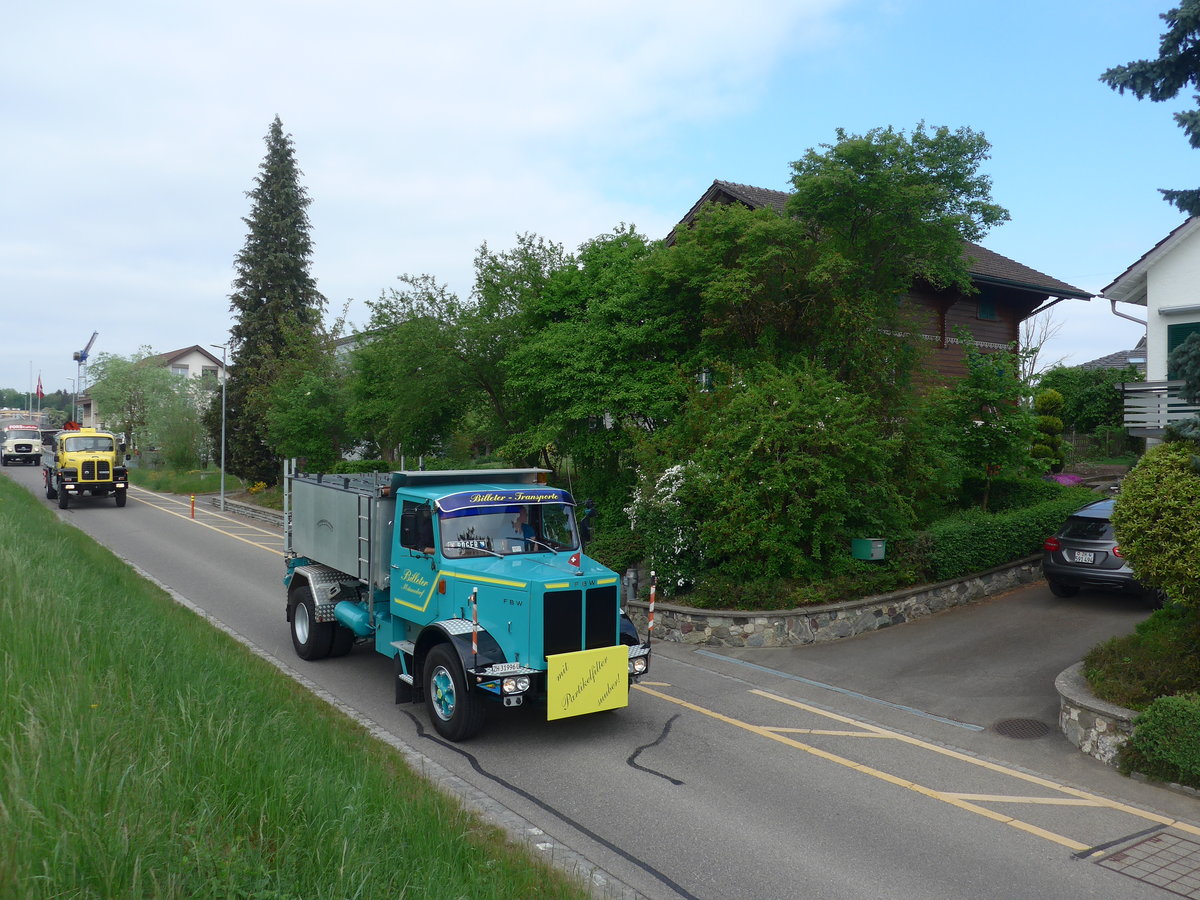 (192'447) - Billeter, Mnnedorf - ZH 31'996 U - FBW am 5. Mai 2018 in Attikon, Bahnstrasse