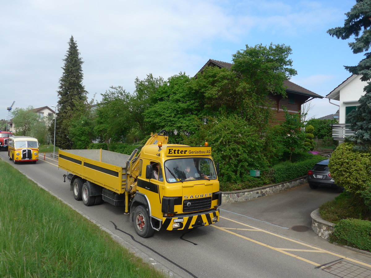 (192'464) - Etter, Homburg - TG 110'000 - Saurer am 5. Mai 2018 in Attikon, Bahnstrasse