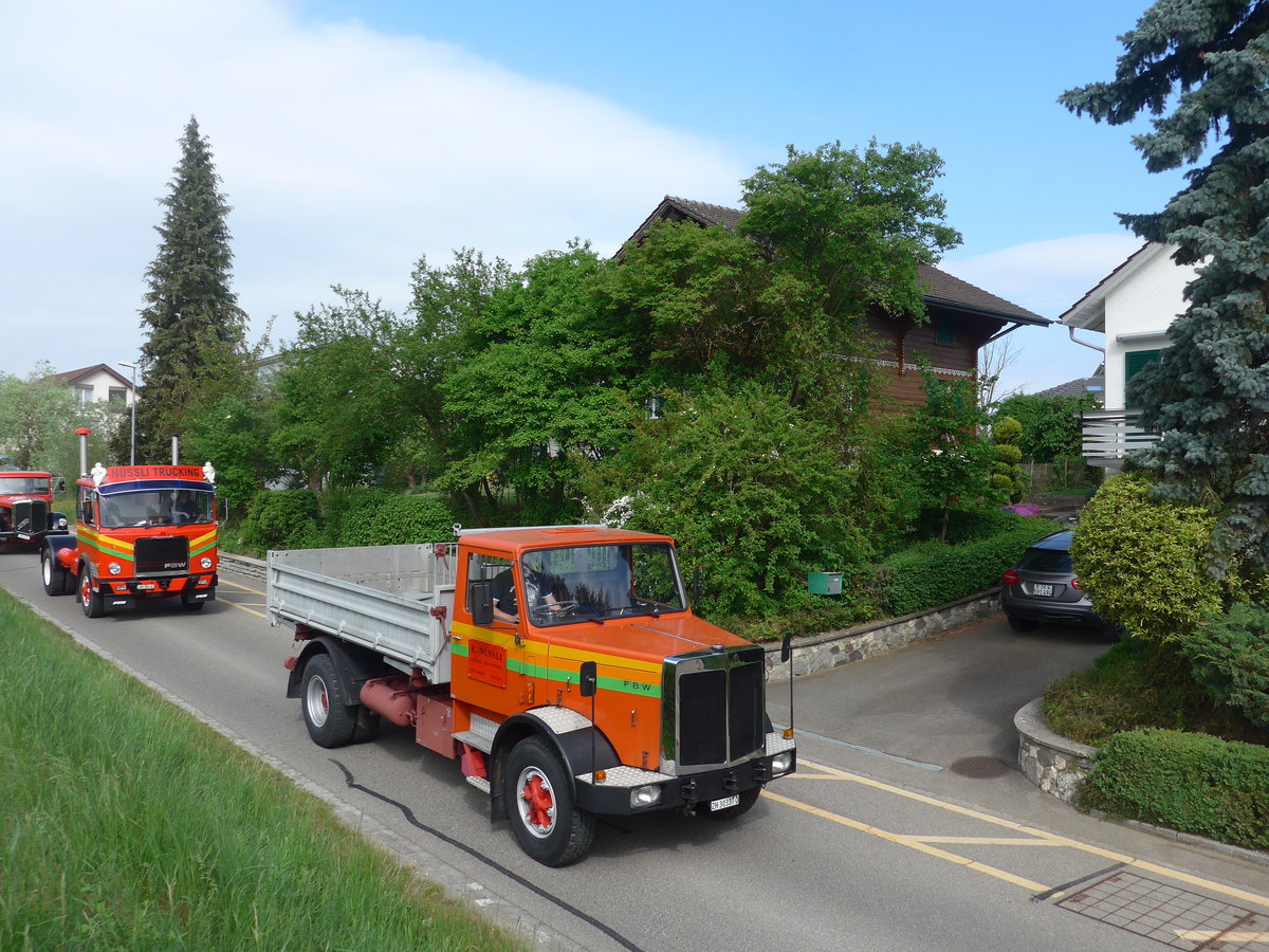 (192'493) - Nssli, Agasul - ZH 30'337 U - FBW am 5. Mai 2018 in Attikon, Bahnstrasse