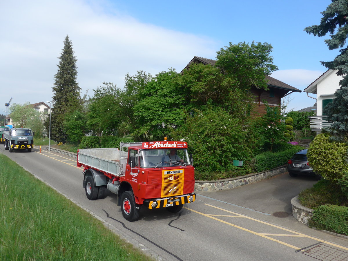 (192'497) - Abcherli, Sarnen - OW 10'034 - Henschel am 5. Mai 2018 in Attikon, Bahnstrasse