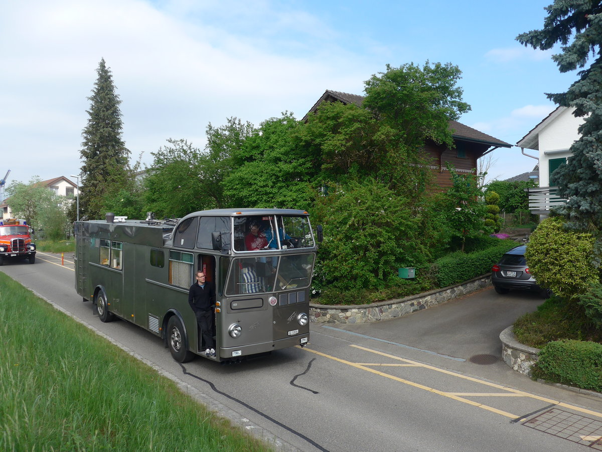 (192'507) - Schneider, Schmerikon - SG 13'934 - FBW/Tscher Hochlenker (ex Basler, Hofstetten; ex VBZ Zrich Nr. 244) am 5. Mai 2018 in Attikon, Bahnstrasse