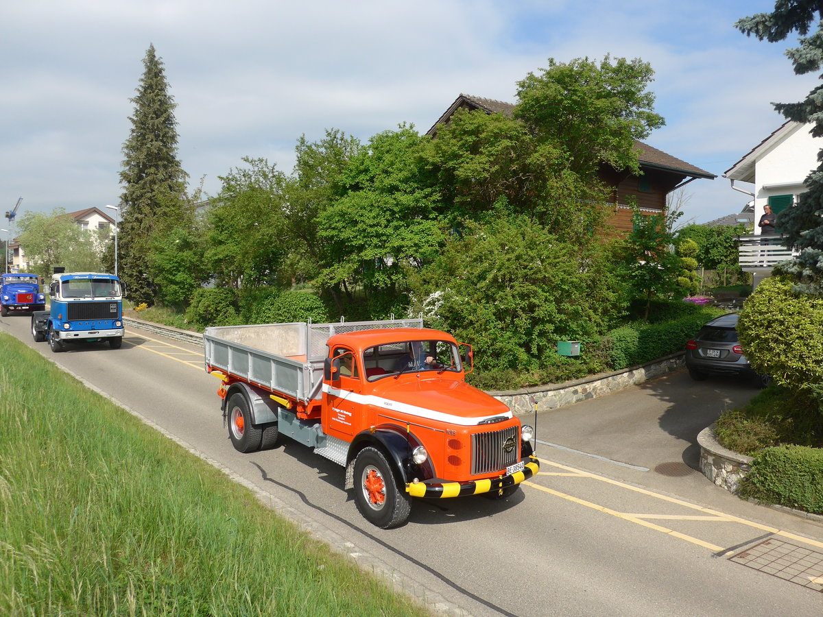 (192'541) - Nydegger, Rschegg - BE 38'540 - Volvo am 5. Mai 2018 in Attikon, Bahnstrasse