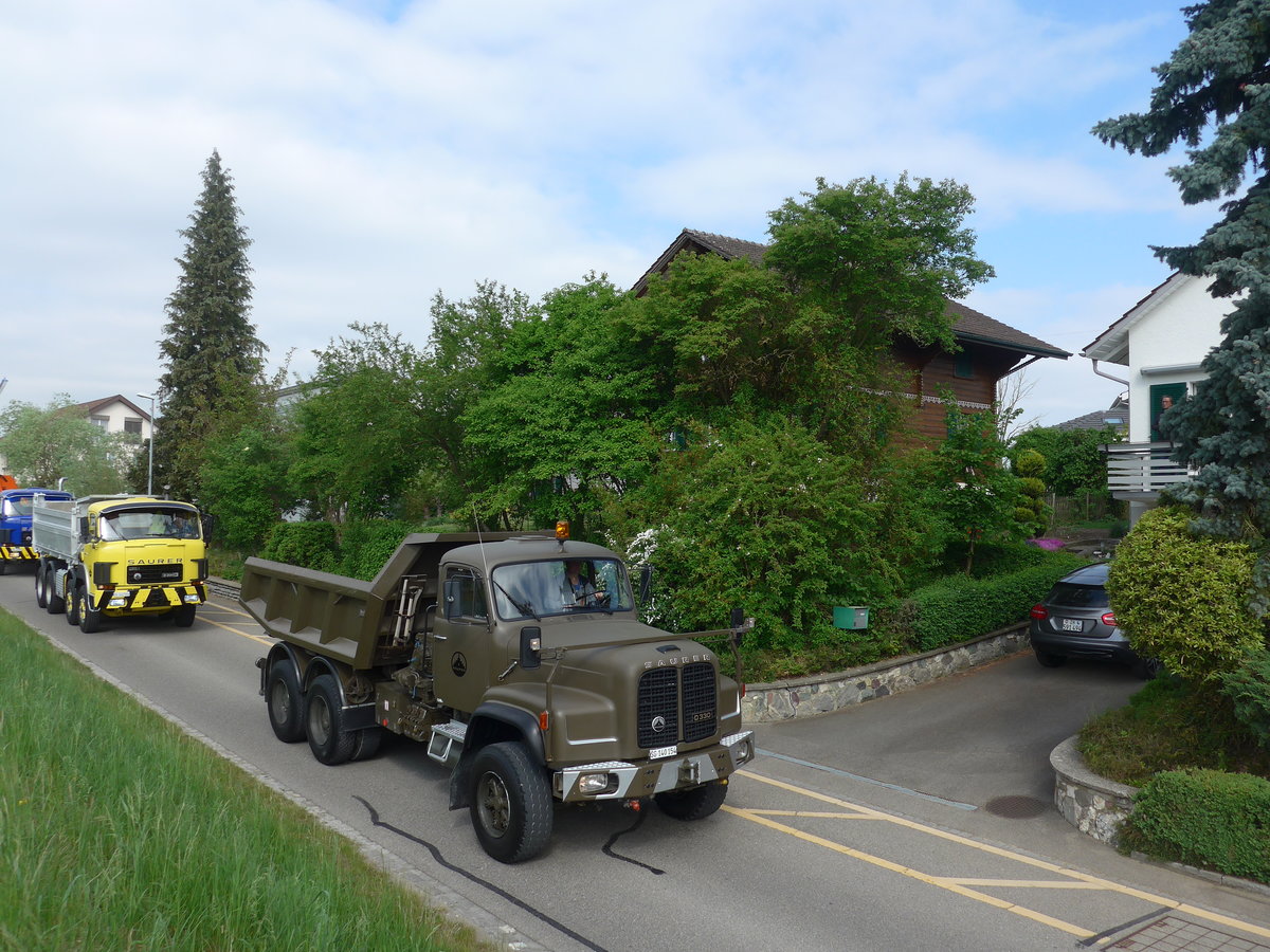 (192'562) - Saurer - SG 140'154 - am 5. Mai 2018 in Attikon, Bahnstrasse