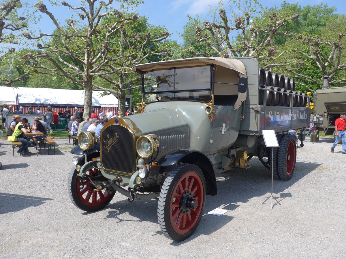 (192'611) - Schtzengarten, St. Gallen - Nr. 4 - Saurer am 5. Mai 2018 in Arbon, Arbon Classics