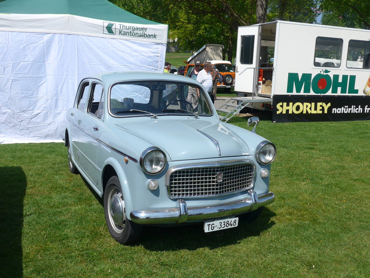 (192'710) - Fiat - TG 33'848 - am 5. Mai 2018 in Arbon, Arbon Classics