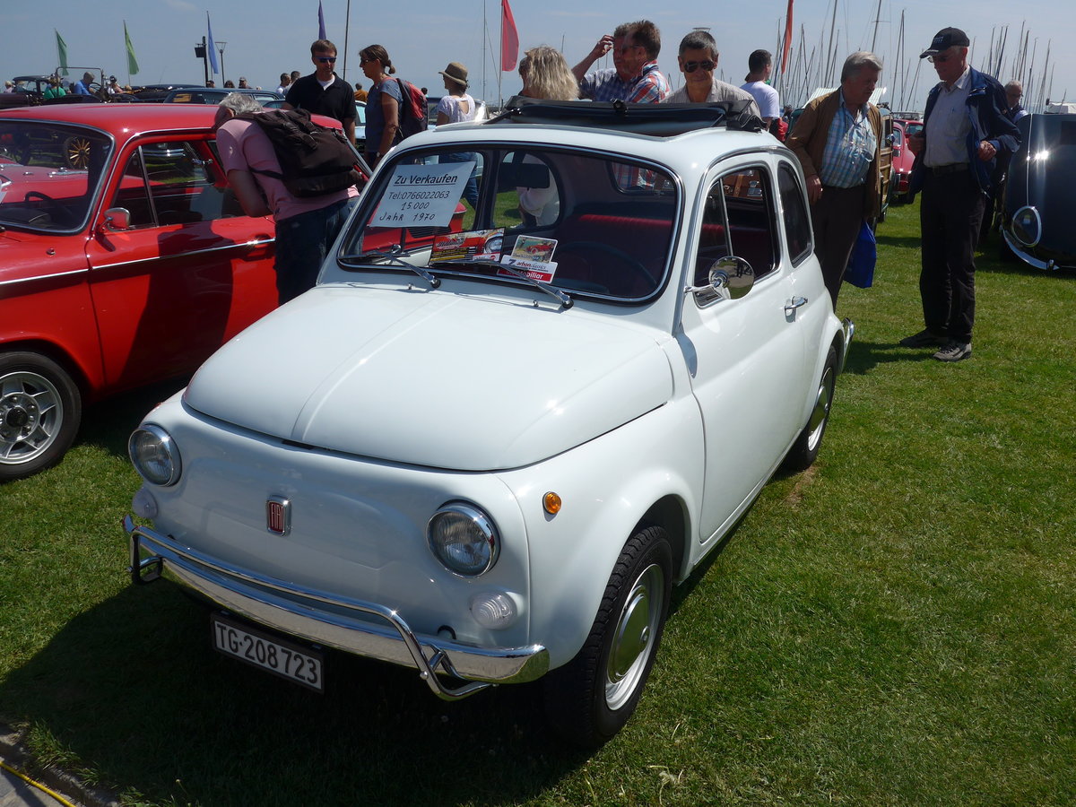 (192'733) - Fiat - TG 208'723 - am 5. Mai 2018 in Arbon, Arbon Classics