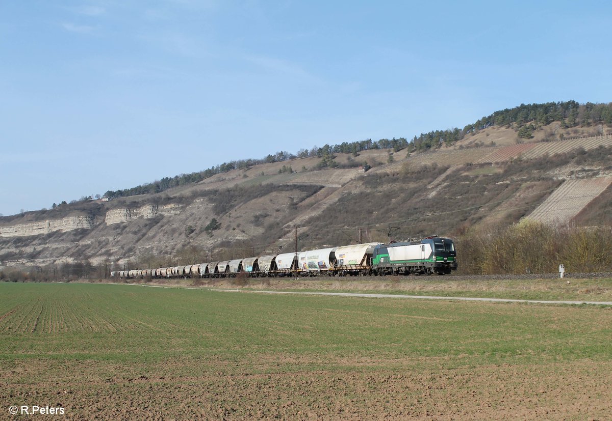 193 244 zieht den Getreidezug bei Thüngersheim.16.03.17