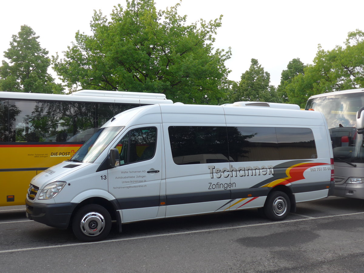 (193'032) - Tschannen, Zofingen - Nr. 13/AG 216'215 - Mercedes am 16. Mai 2018 in Thun, Seestrasse