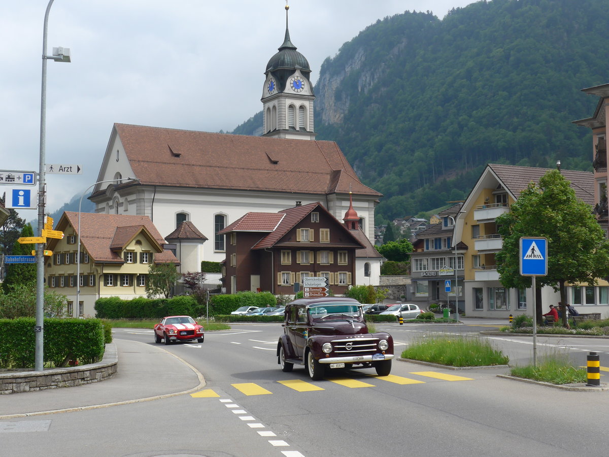 (193'087) - Volvo - AG 65'872 - am 20. Mai 2018 in Wolfenschiessen, Hauptstrasse