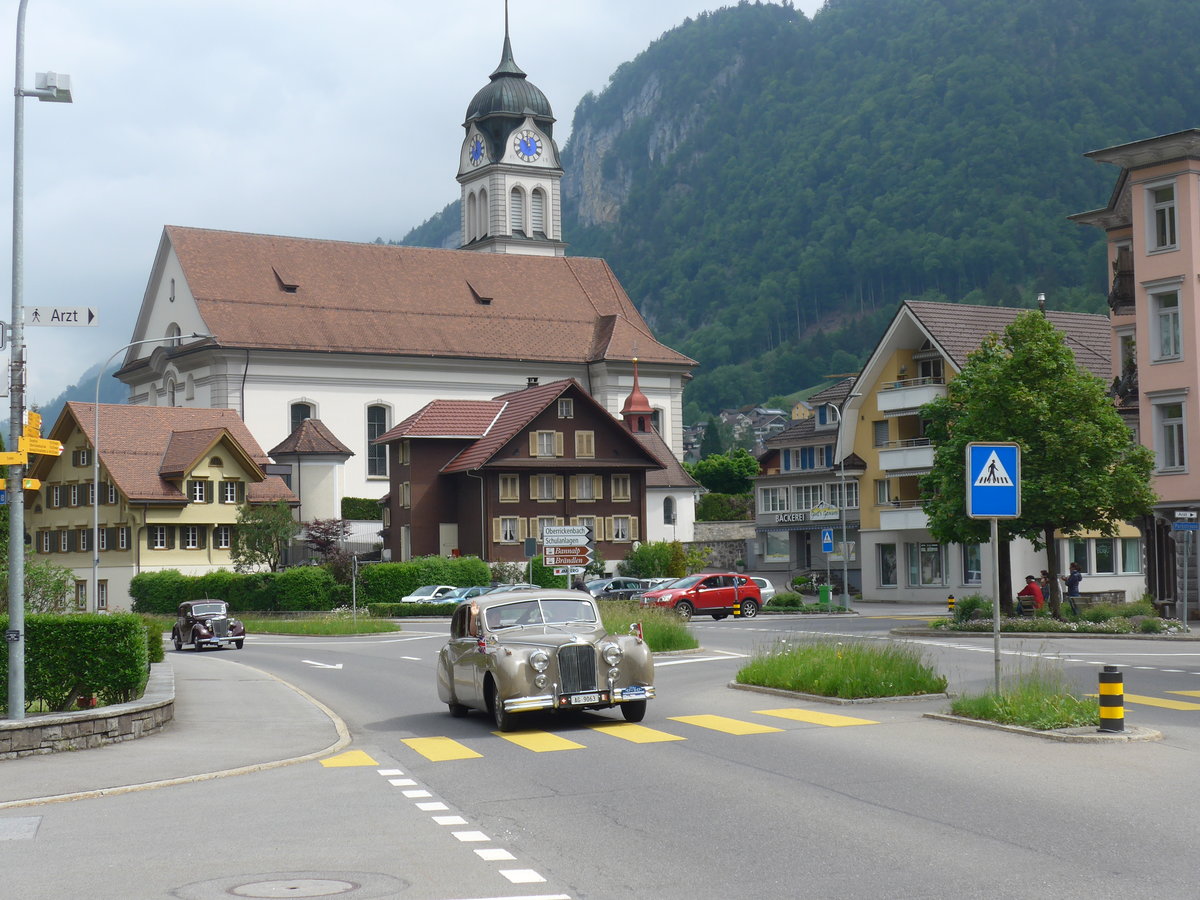 (193'088) - Jaguar - AG 9063 - am 20. Mai 2018 in Wolfenschiessen, Hauptstrasse