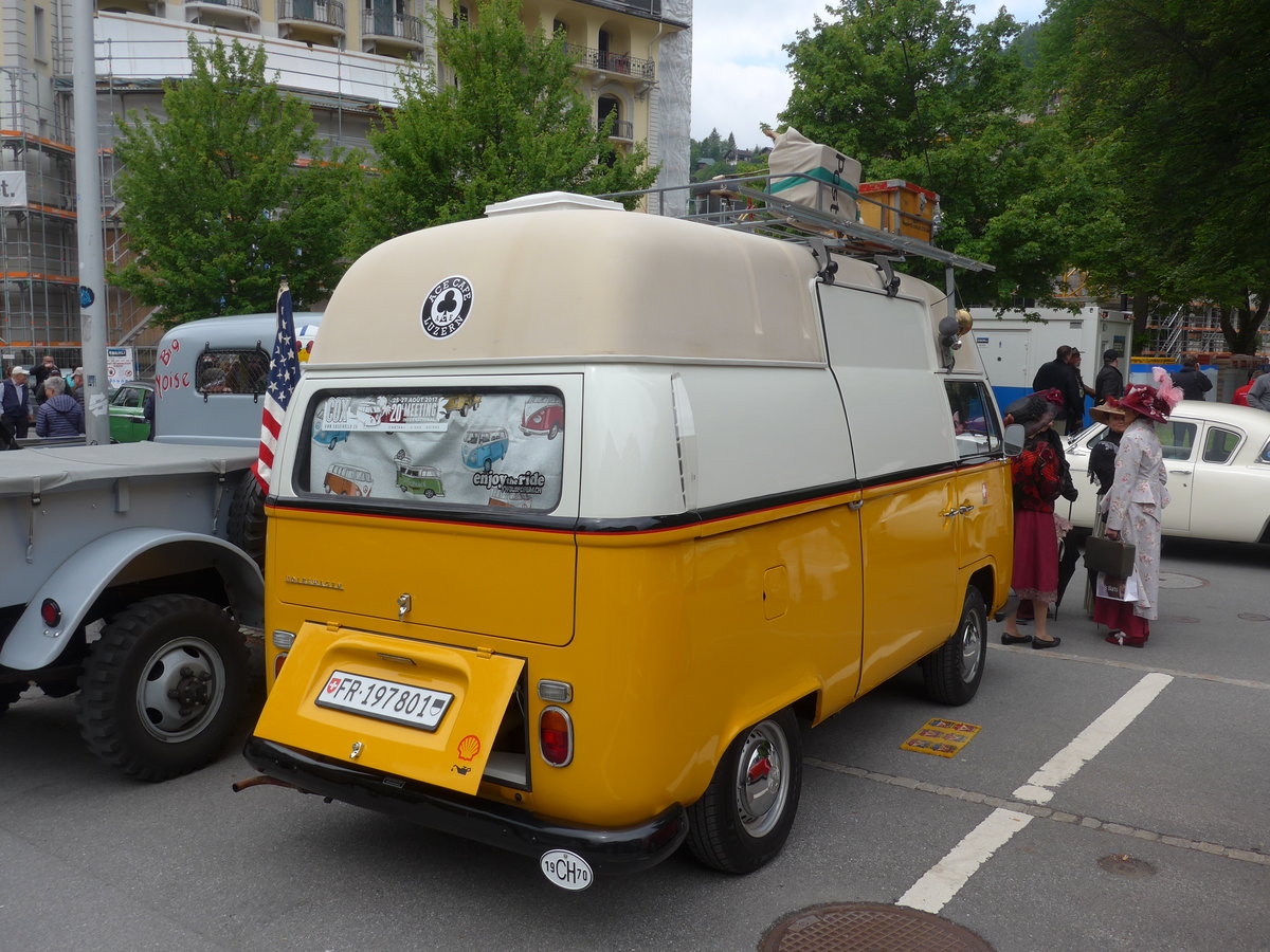 (193'168) - VW-Bus - FR 197'801 - am 20. Mai 2018 in Engelberg, OiO