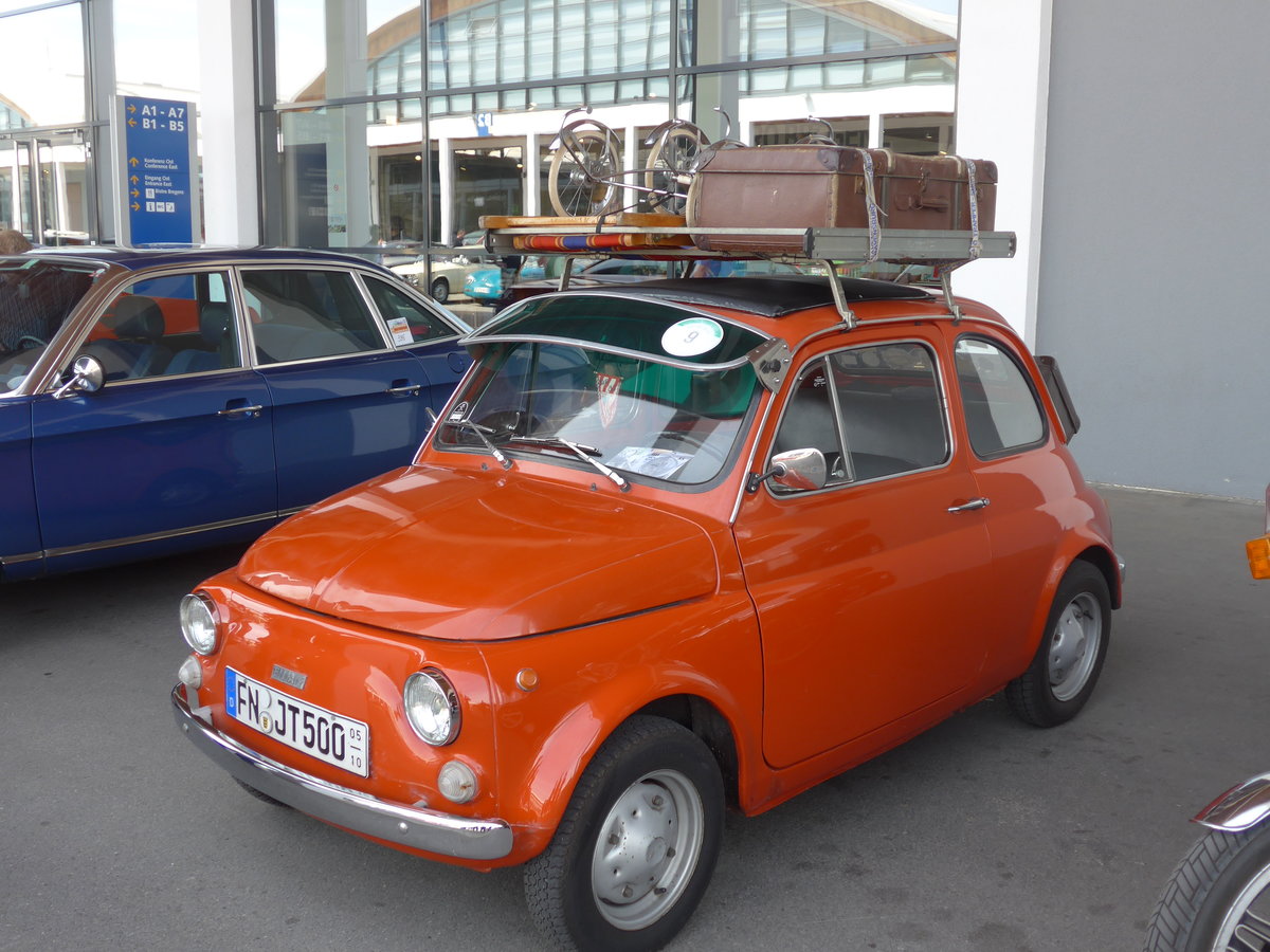 (193'368) - Fiat - FN-JT 500 - am 26. Mai 2018 in Friedrichshafen, Messe