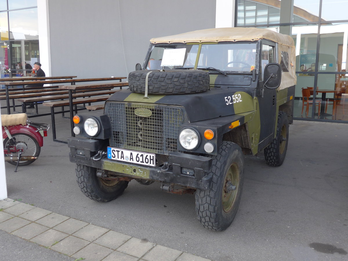 (193'377) - Land-Rover - STA-A 616H - am 26. Mai 2018 in Friedrichshafen, Messe