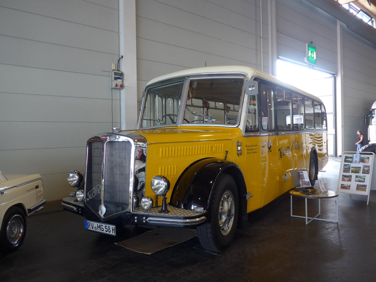 (193'410) - Gmeinder, Schlier - RV-HG 58H - FBW/Krapf (ex Graf, CH-Buchs; ex Hollenstein, CH-Mhlrti) am 26. Mai 2018 in Friedrichshafen, Messe