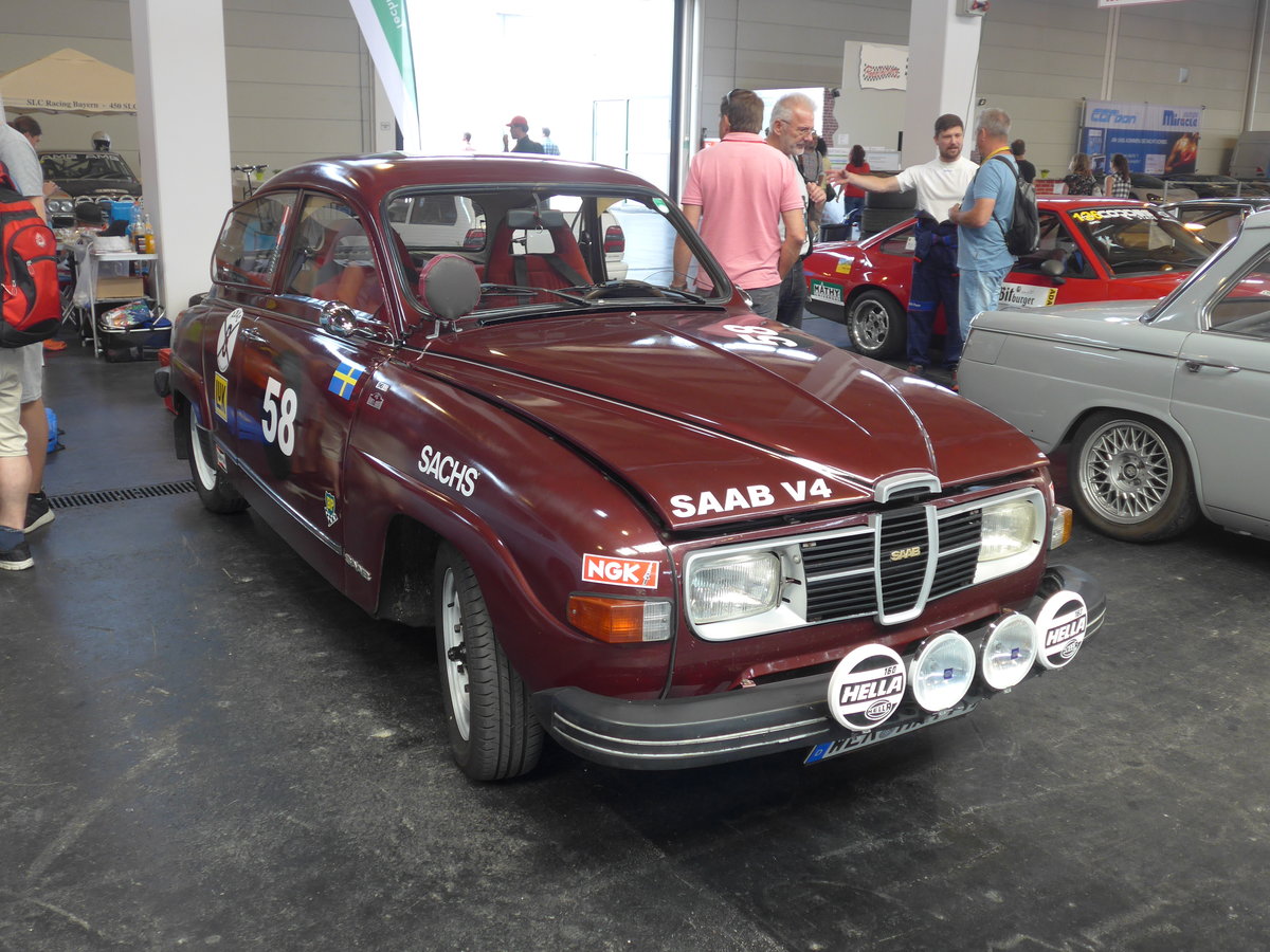 (193'415) - Saab am 26. Mai 2018 in Friedrichshafen, Messe