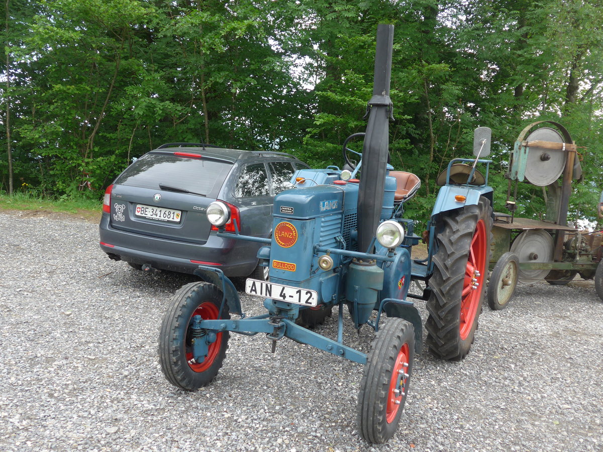 (193'599) - Lanz Bulldog - BE 23'308 - am 27. Mai 2018 in Aeschlen