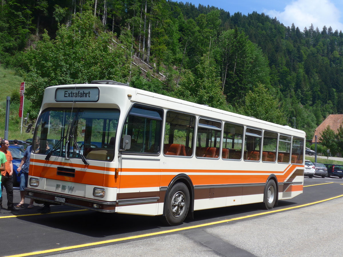 (193'718) - Wegmller, Mnsingen - BE 399'675 - FBW/R&J (ex Bamert, Wollerau) am 3. Juni 2018 in Trubschachen, Kambly