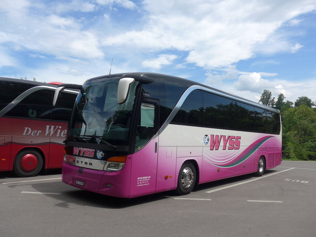 (193'980) - Wyss, Boningen - Nr. 55/SO 21'100 - Setra am 10. Juni 2018 in Neuhausen, Rheinfall