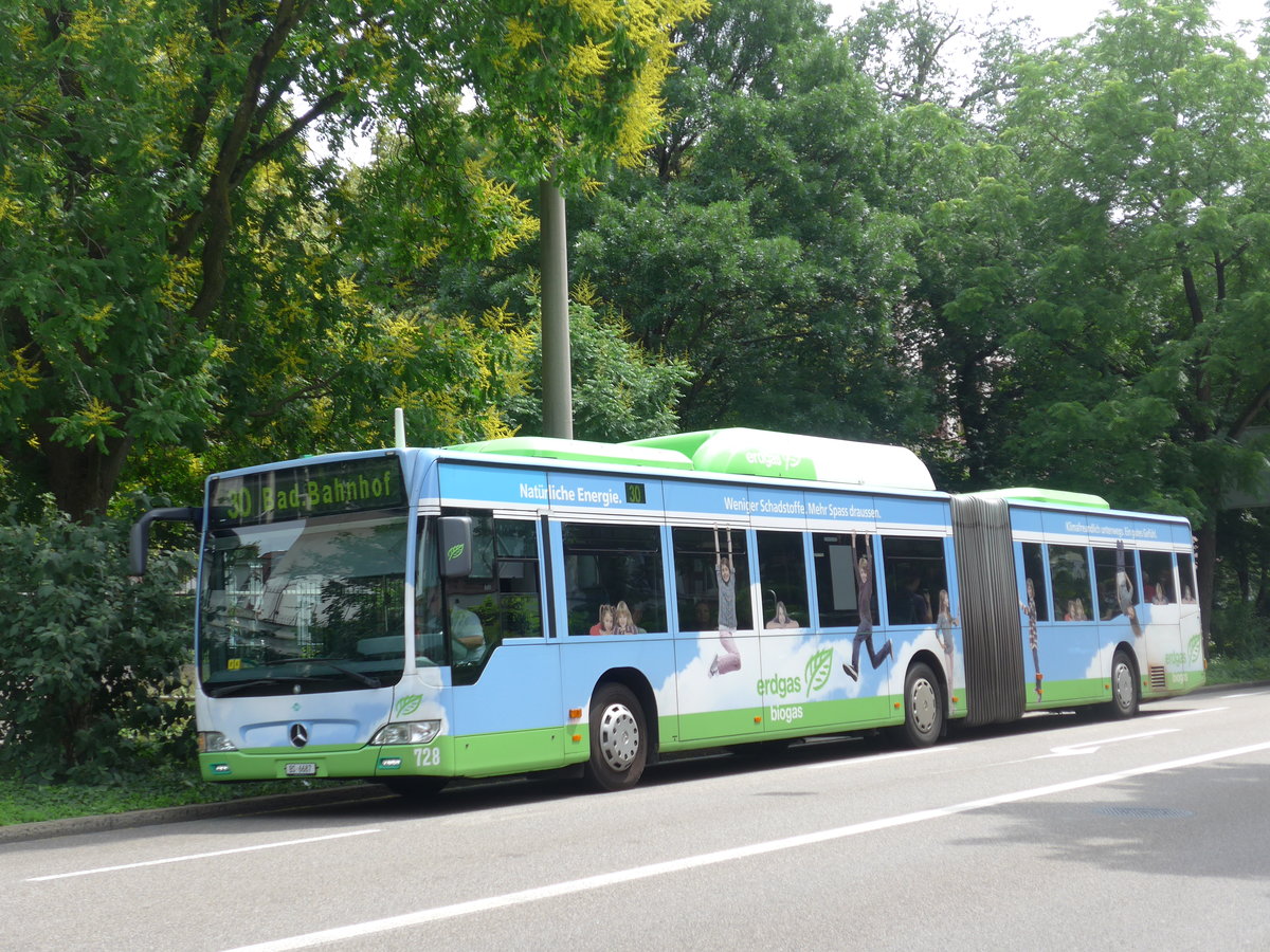 (194'017) - BVB Basel - Nr. 728/BS 6687 - Mercedes am 16. Juni 2018 in Basel, Spalentor