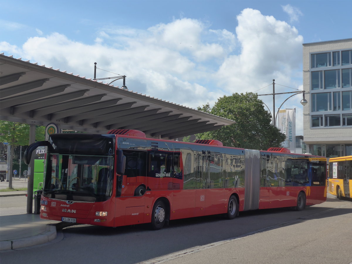 (194'178) - Autokraft, Kiel - KI-AK 938 - MAN am 18. Juni 2018 beim Bahnhof Freiburg