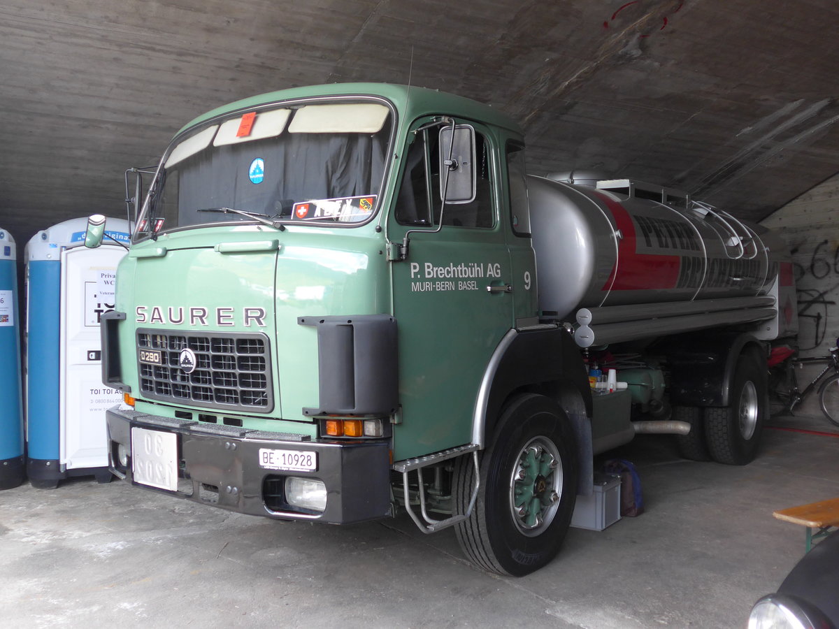 (194'328) - Brechtbhl, Muri - Nr. 9/BE 10'928 - Saurer am 23. Juni 2018 in Interlaken, Flugplatz